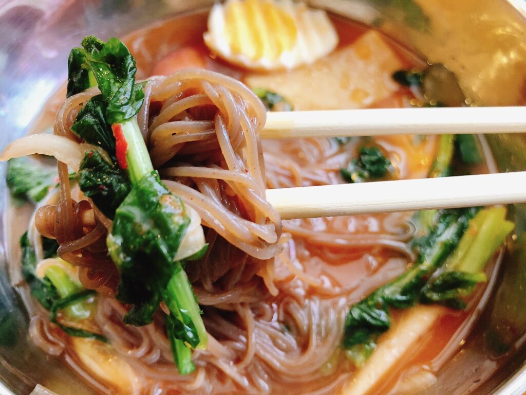 新大久保ワンシンリのヨルムキムチ冷麺